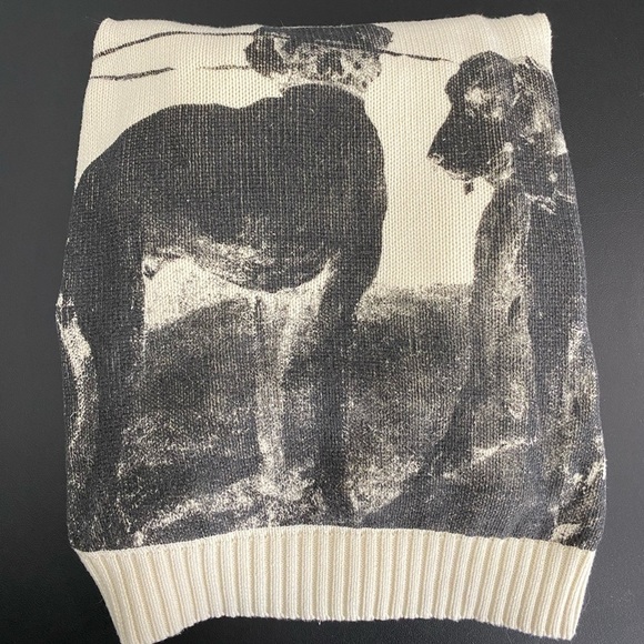 Basketcase Sweater Dogs on A Leash Graphic Like New - Picture 9 of 13
